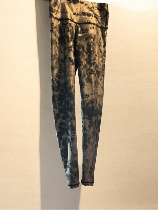 Savvi Pants - Savvi Tie-Dye Active Leggings in Olive and Black